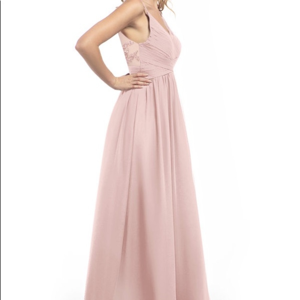 Azazie: Dusty Rose Blake Bridesmaid Dress (Worn Once)